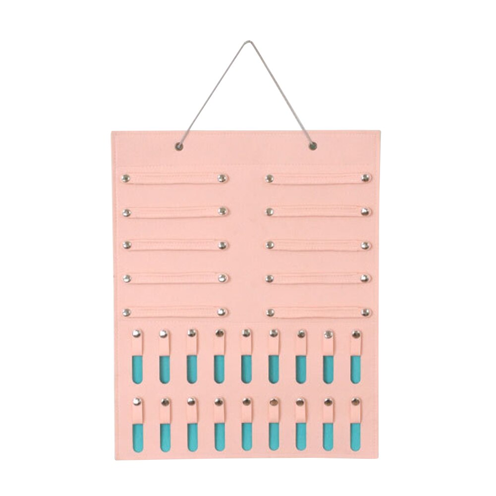 Organizador colgante para niña, soporte de almacenamiento con múltiples ranuras para ahorro de espacio, de gran capacidad para diademas de dormitorio, decoración Simple Vertical para el hogar