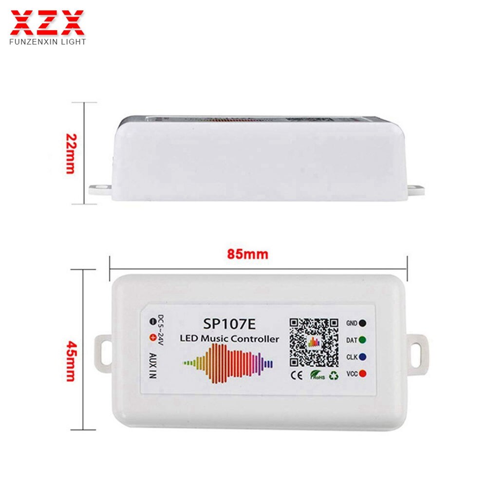DC5-24V SP002E Mini 3 touches RGBIC Led de contrôle pour WS2811 WS2812B DC5-24V SP002E Mini 3 touches RGBIC Led de contrôle pour WS2811 WS2812B
