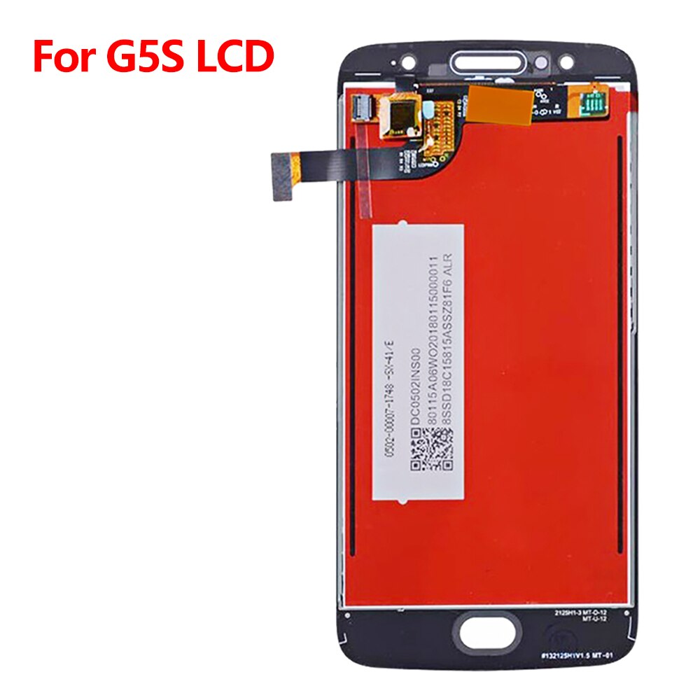 100% Tested For Motorola Moto G5S Plus G5 Plus LCD Display Touch Screen Digitizer Assembly Replacement For MOTO G5 G5S LCD+Frame