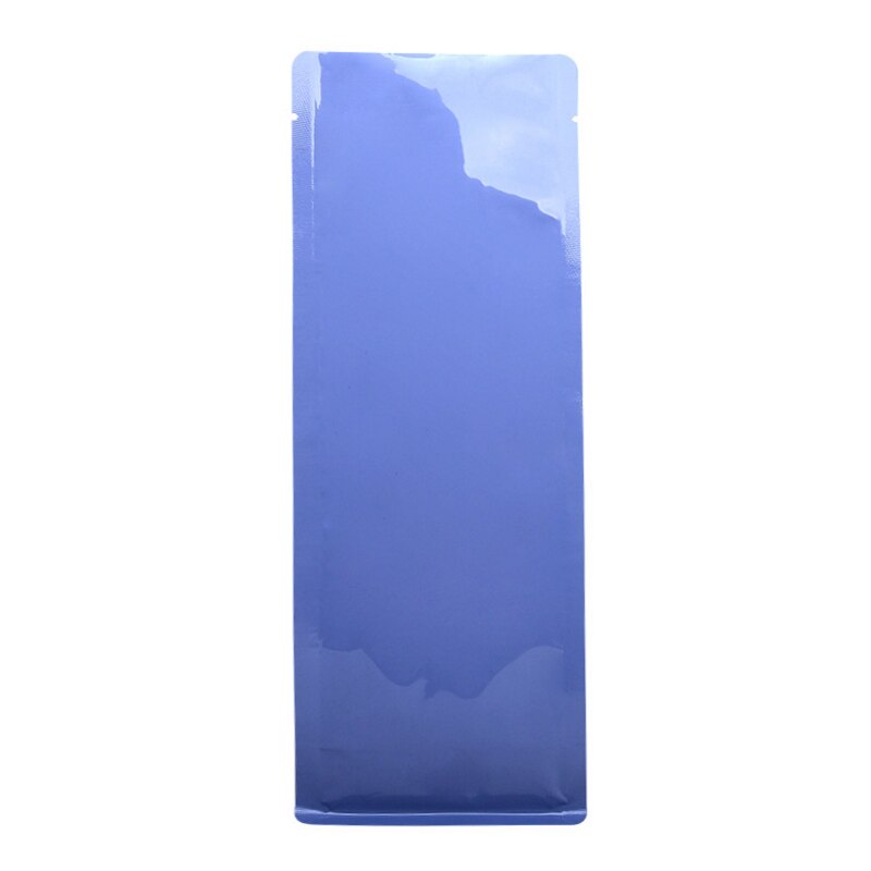 Sachet d'emballage en feuille d'aluminium pour café et thé, sachet octogonal, scellé, lot de 50: plum