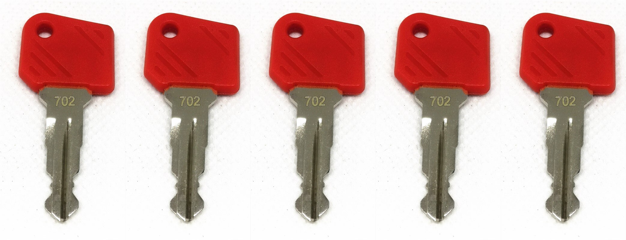 5pc Key Jungheinrich 702 Red Electric Stapler Ignition Key 702 Mic Komatsu