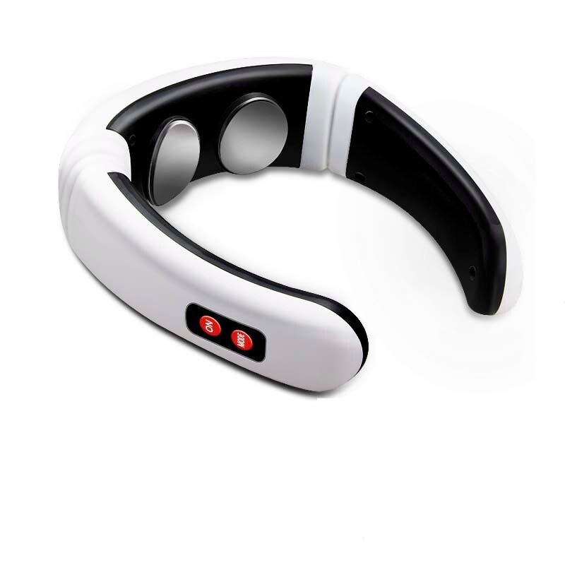 Elektrische Puls Nek Massager Power Control Ver Infrarood Verwarming Pijnbestrijding Tool Gezondheidszorg Ontspanning Intelligente: Without Sticker