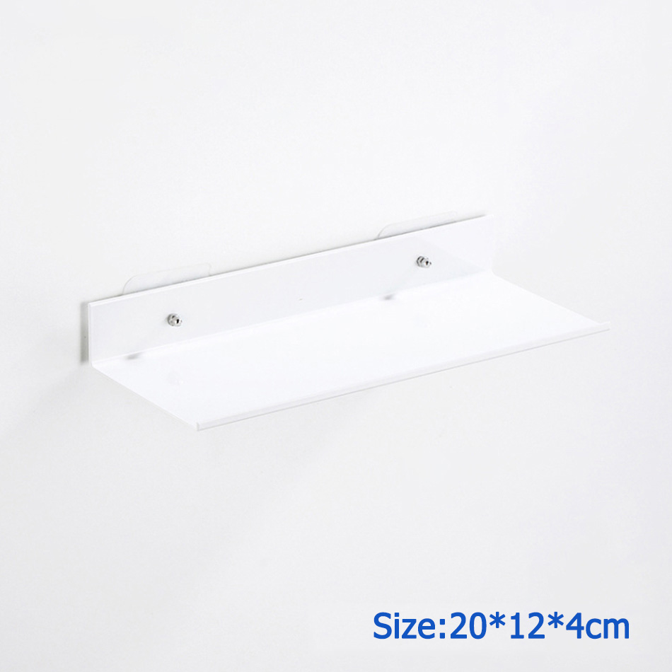 HOShower de cuisine rectangulaire en aluminium adhésif, rangement pour shampoing Regina, noir et blanc, évalué T1, 30 cm, 40 cm, 50 cm: Bourgogne