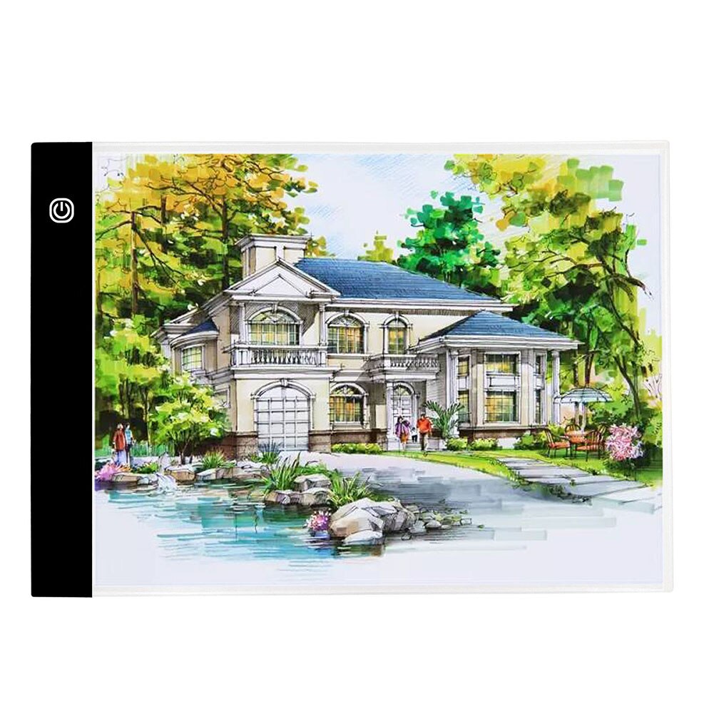 Drawing Board Pad Tracing Light Tablet Blank Ultra Thin A3 LED Tracing Pad USB Power 6 Brightness Levels Light Box for A