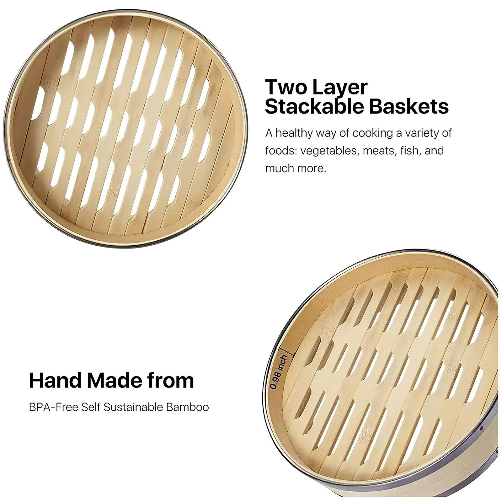 Traditional Meshed Bun Baozi Steamer Dumpling Cooker With Chopsticks Paper For Kitchen Cooking Breakfast