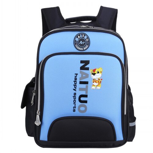 Kinderen Waterdichte School Rugzakken In Basisschool Rugzak Kind Meisjes Schooltas Voor Jongen Kids Satchel Mochila Infantil Zip: Sky Blue