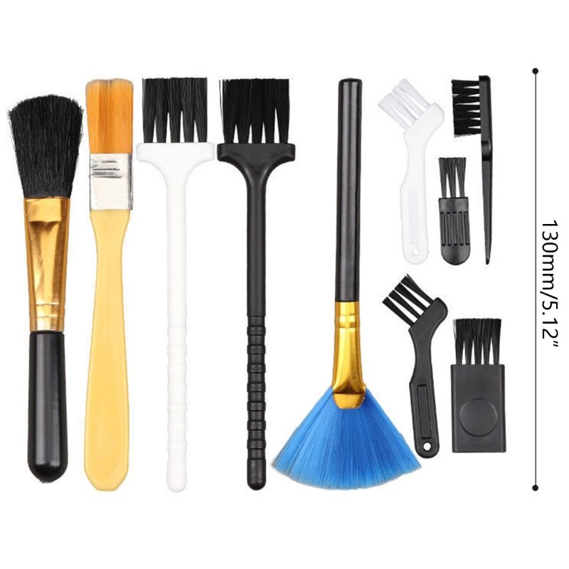 10Pieces Laptop Cleaning Brush Swipe Computer Brush for Laptops Keyboard Mobile Phones Cameras