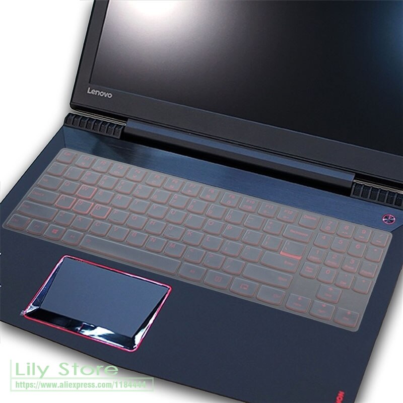 Silikonowe US układ klawiatury Protector skóry do 15.6 ''Lenovo Legion Y720 Y540 Y545 Y530 Y520 R720 Y7000 15'' Y730 Y740 17'': clear