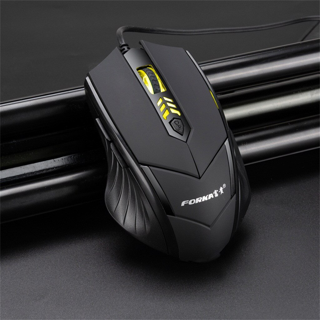 Mouse Macro Game Pro LED Wired Gaming Mouse for Pc Computer Laptop Mice Adjustable 2400 DPI Silent Mause Gamer
