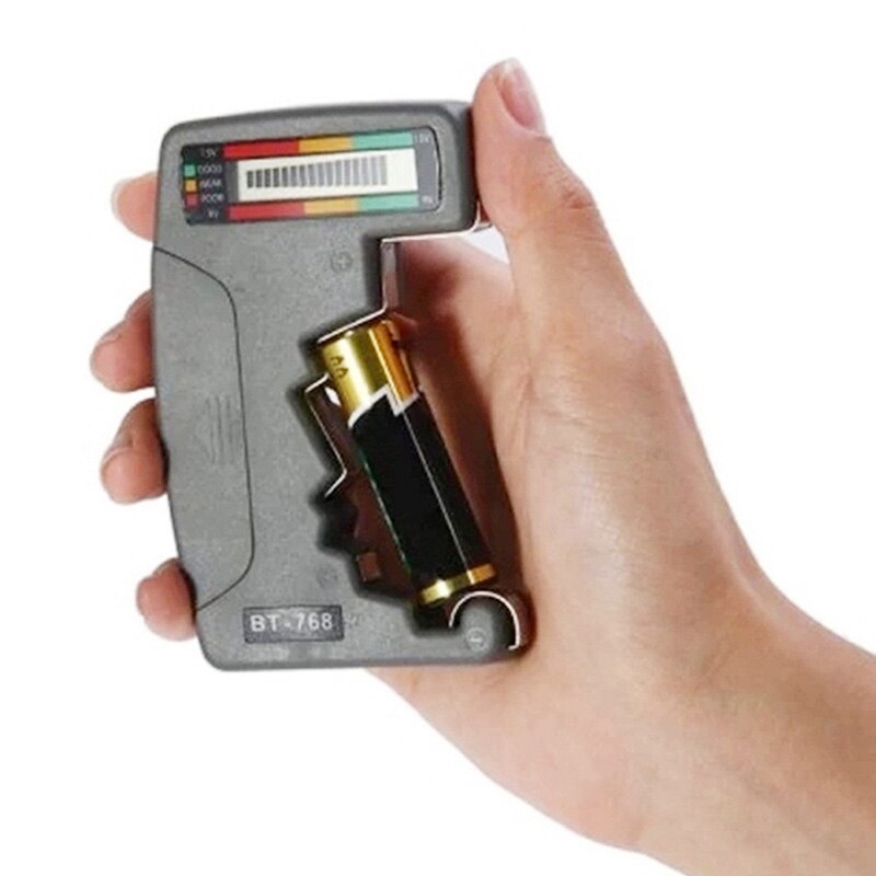 Digital Battery Tester Battery Measuring Instrument Pointer Battery Level Indicator Dry Battery Tester Not Included Battery