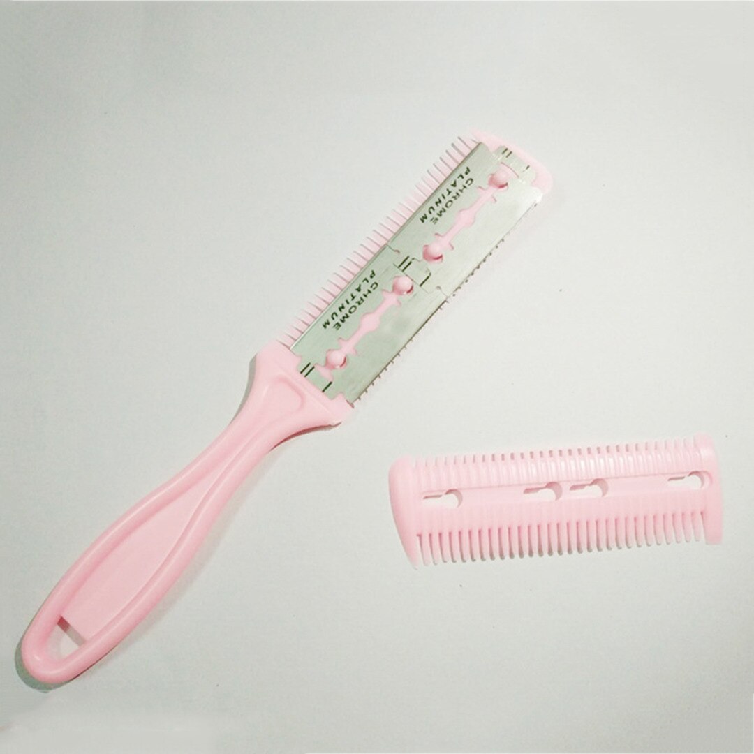 Mayitr Double Sides Hair Razor Comb Cutter Cutting Thinning Shaper Haircut Grooming Men Women Hair Trimmer Styling Combs