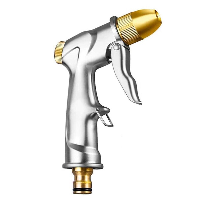 Metal High Pressure Garden Shower / All Metal Garden Sprayer Adjustable Water Flow for Garden Irrigation, Car Wash: Default Title