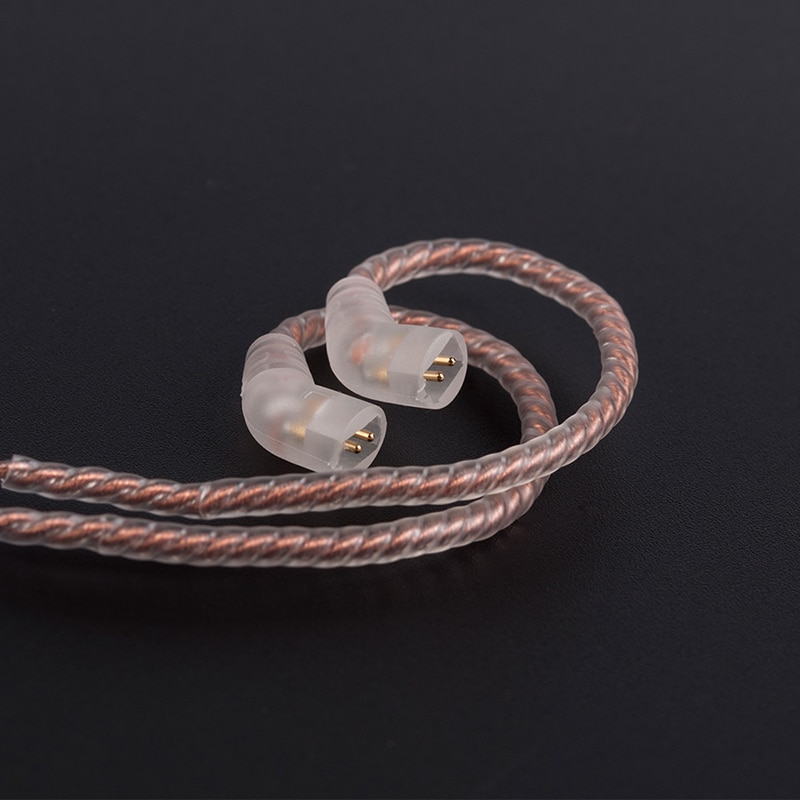 BLON BL-03 4 Core Single Crystal Copper Upgraded Cable 2PIN 3.5MM Bend Plug For BLON BL-03 BL03