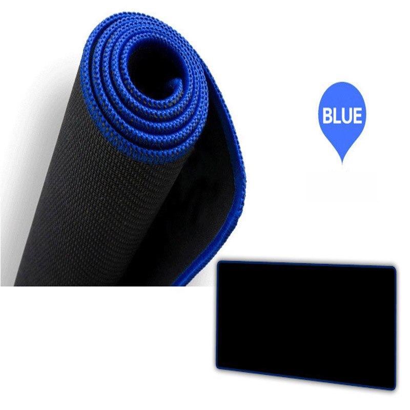 Xgz 1200*600 3mm xxl preto gaming mouse pad grande tapete personalizado engrossado teclado de mesa 4 cores bloqueio borda csgo: 300X600X2 Blue lock