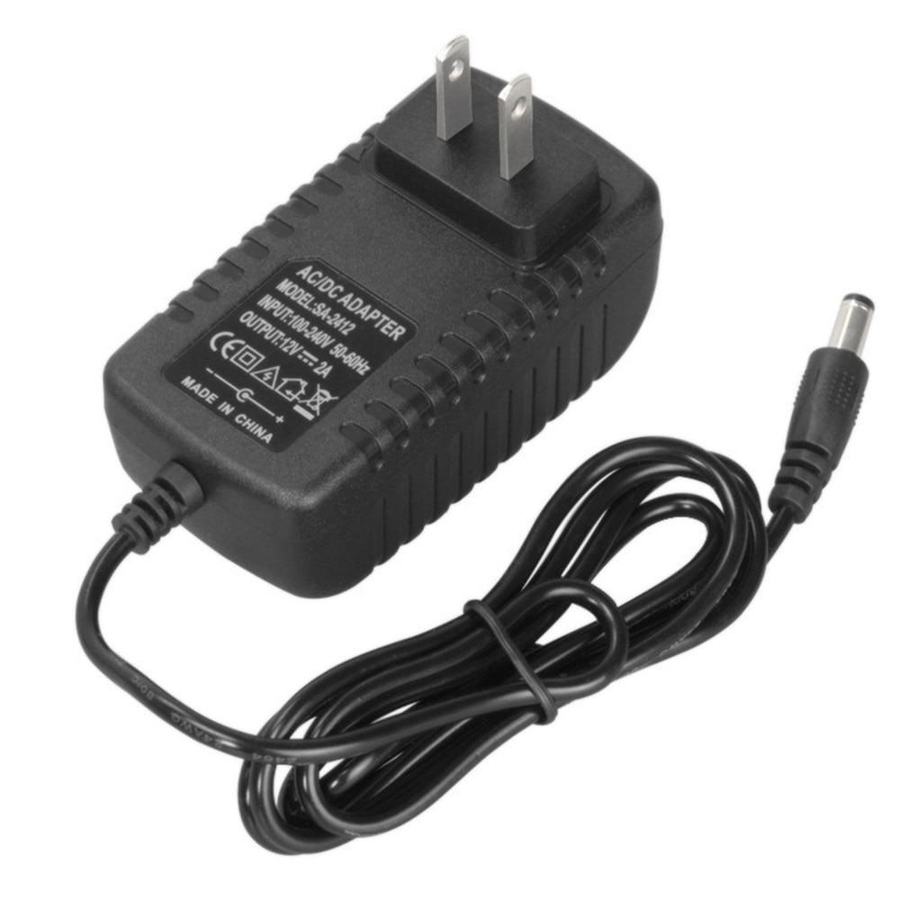 100-240 V AC à DC adaptateur d'alimentation chargeur adaptateur 5 V 12 V 1A 2A 3A 0.5A US EU prise 5.5mm x 2.5mm pour interrupteur LED lampe à bande