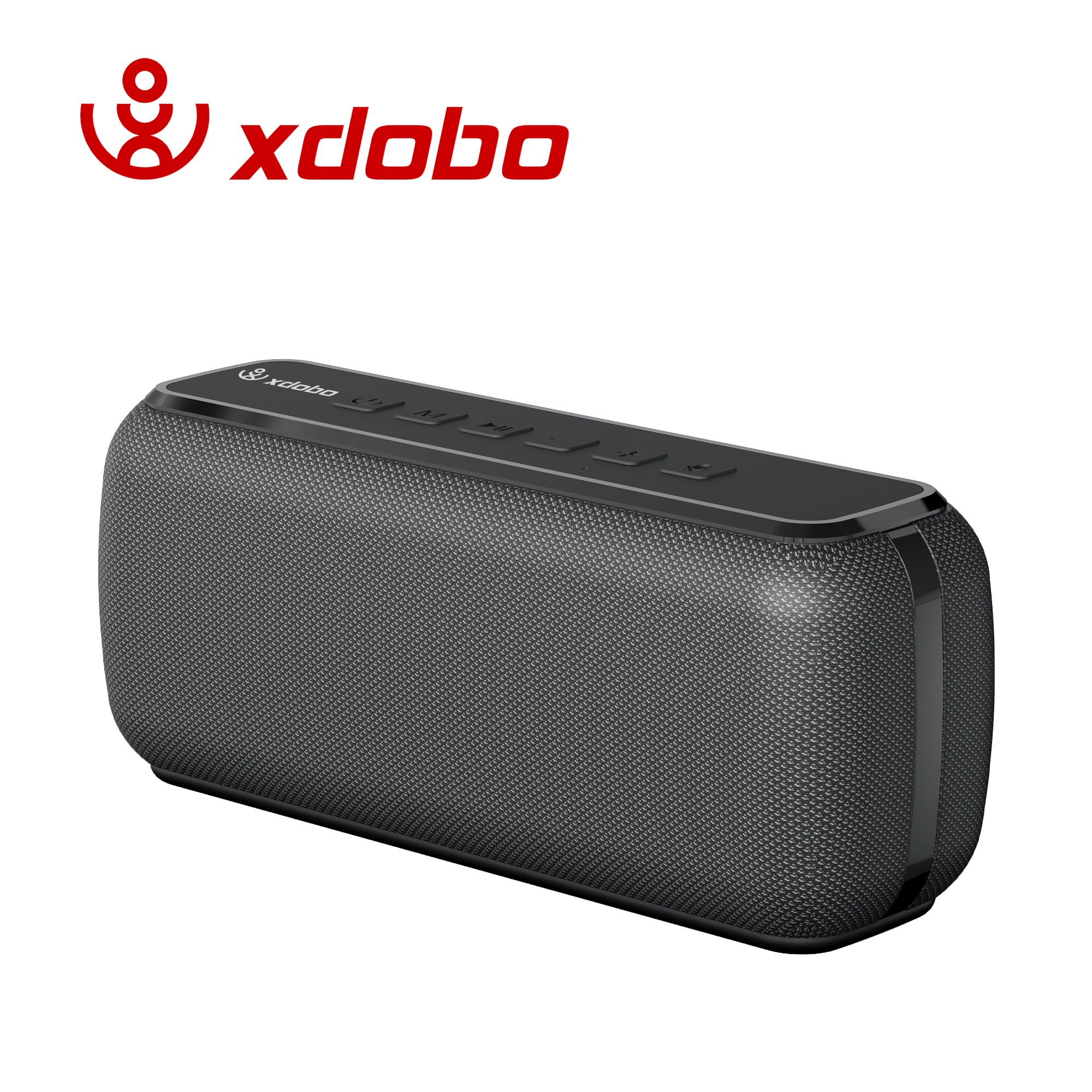 XDOBO X8 II Tragbarer Bluetooth Lautsprecher 60W Subwoofer Kabellos 5.0 Tiefer Bass 10-20m Reichweite für draussen Camping Party Musik: Schwarz
