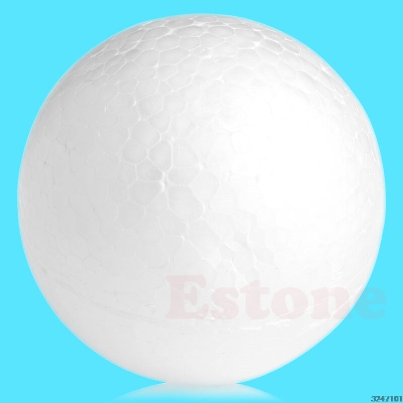 DIY modelado poliestireno Bola de espuma de poliestireno Material blanco: D17812-8