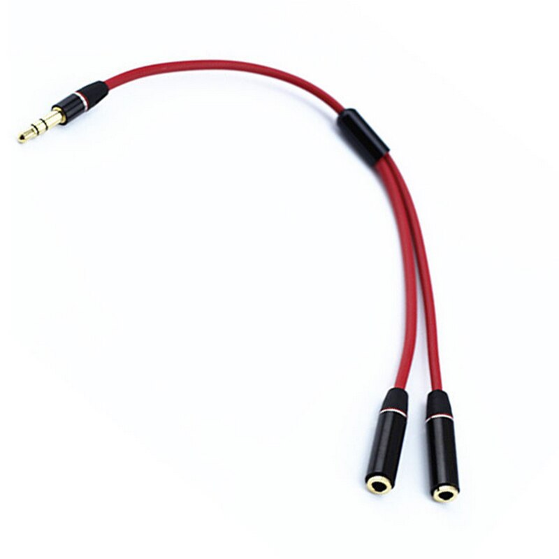 3.5mm Audio Splitter Earphone Extension Cables Jack 3.5mm Cables Male To 2 Female Mic Y Splitter For Phone Laptop PC AUX Cables