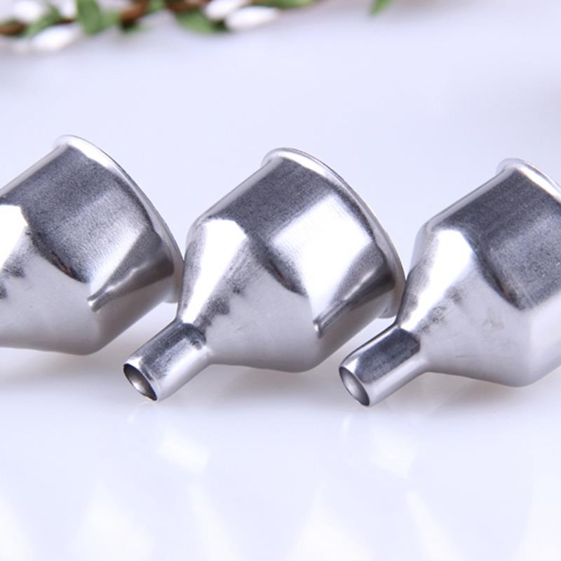 Transfer Funnel Stainless Steel Multifunctional Mini Kitchen Funnel Oil Funnel Mini Metal Funnel Small Kitchen Oil Liquid Funnel