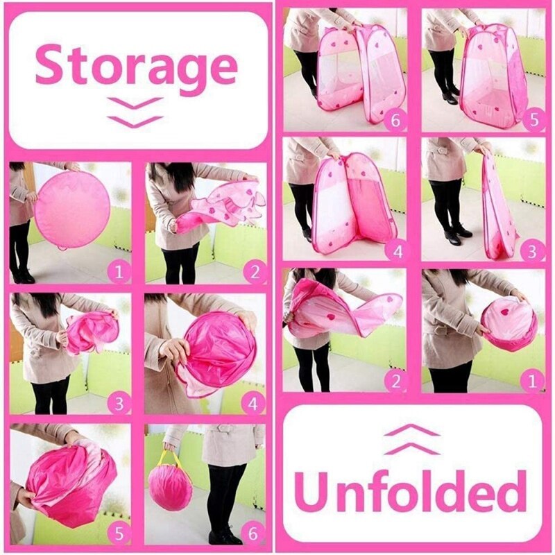 Ozean Ball Pool Prinzessin Haus Faltbare Spiel Haus Sechs-Seitige Zelt Indoor-und Outdoor-Spiel Haus kinder Zelt spielzeug