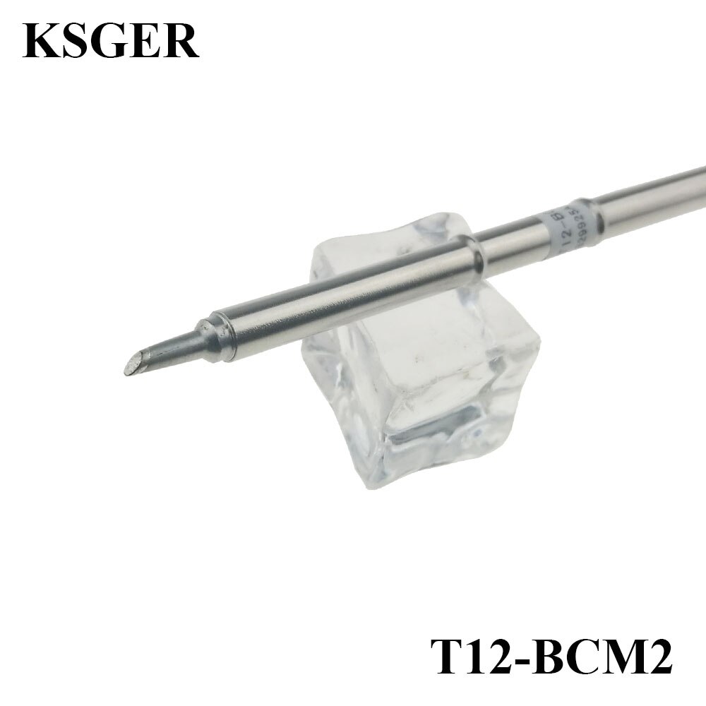 Ksger Elektrische Diy T12 Soldeerbout Tip BCM2 BCM3 Soldeer Tips Voor STM32 Oled Controller Station FX9501 Handvat Lassen: 1pcs BCM2