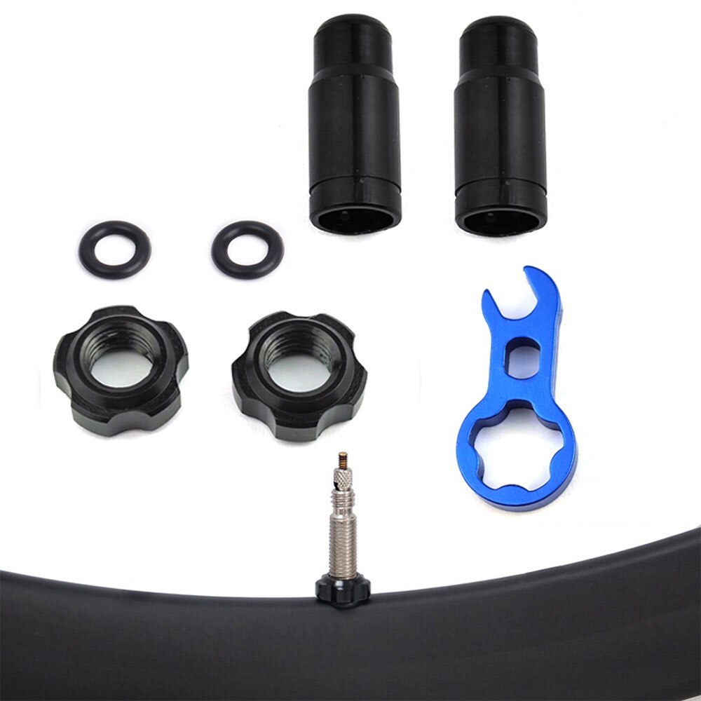 Écrou de Valve de vélo de route avec rondelle, 2 bouchons de Valve, vtt, Presta, écrou fixe de Valve de pneu, accessoires de Protection de cyclisme