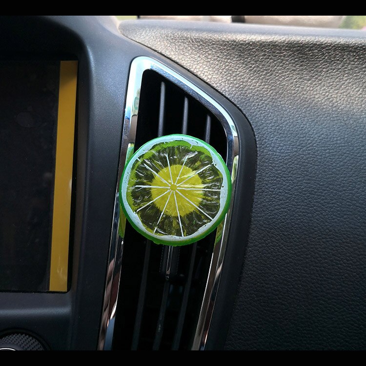 Zitrone bilden Auto klimaanlage entlüften Klemme feste Aroma Auto Export parfüm, Auto Styling innen zubehör: Grün