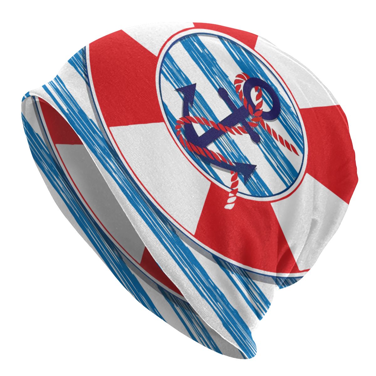 Sombreros náuticos de ancla para hombre y mujer, gorros Unisex de punto, cálidos, para exteriores, color blanco, azul marino, para invierno: 5