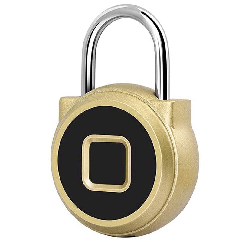 Lucchetto per impronte digitali, armadietto Bluetooth, APP Mobile, lucchetto intelligente con biometrico senza chiave, resistente all&#39;acqua, adatto: Oro