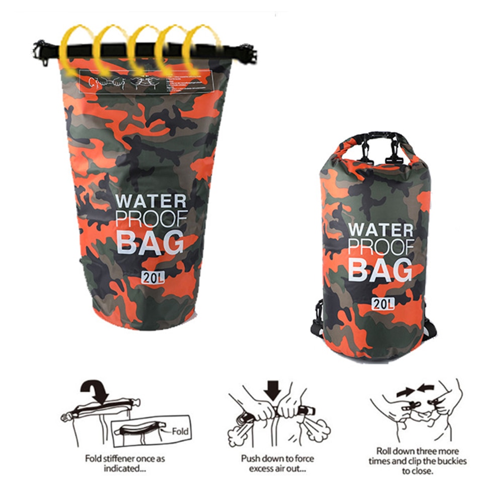 Waterproof Dry Bag Outdoor Sport Swimming Rafting Kayaking Sailing Shoulder Bag