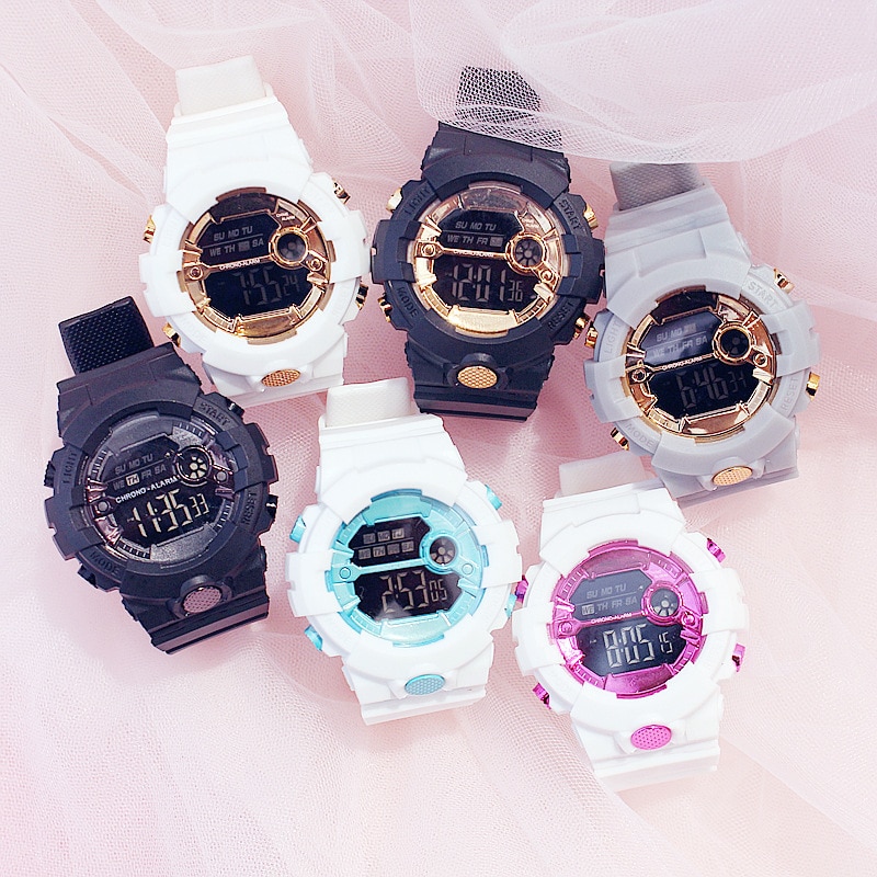 Women Men Silicone Digital Watches Luxury Sports Wristwatches For Christmas Clock