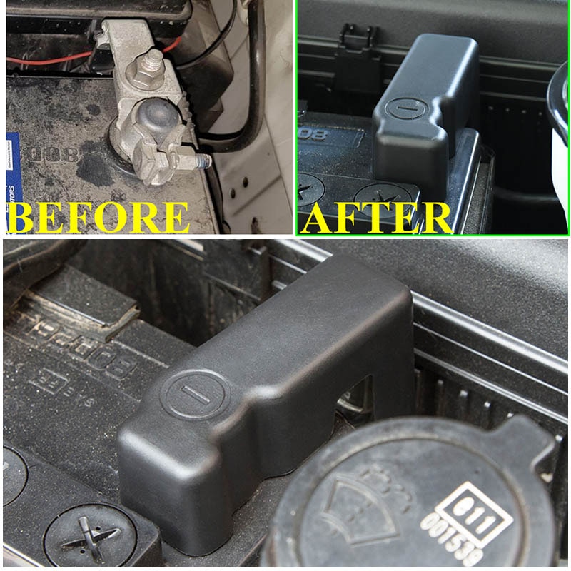 Batteri anode negativ elektrode pol pol terminal beskyttelse deksel til toyota fortuner  sw4 innova crysta hilux