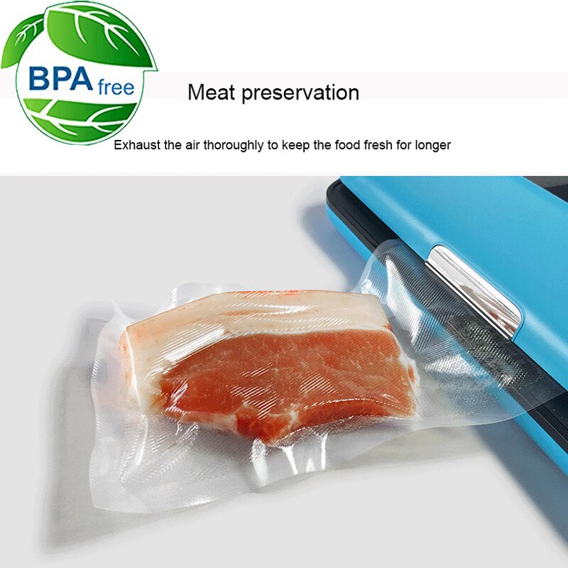 Vakuumförslutningspåsar för matsparare förvaring vakuumförslutare allmän vakuumförpackare hålla fräsch