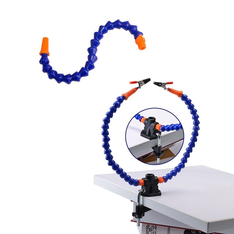 Soldering Welding Bench Vise Table Clamp Station 2Pcs Flexible Arms Rotatable