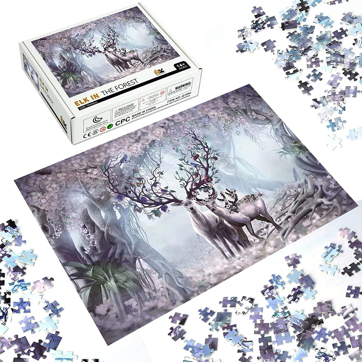 1000 Piece Jigsaw Puzzles for Adults, 1000 Piece Family Activity Jigsaw Puzzle Decompression Puzzle Toys(70.1 X 50 Cm): A