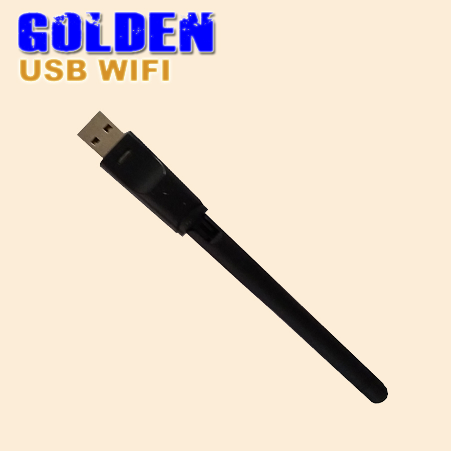 1PC MT7601 Mini USB WiFi Wireless with Antenna LAN Adapter for 254 250 freesat v7 max v8 golden V8 SUPER zgemma star