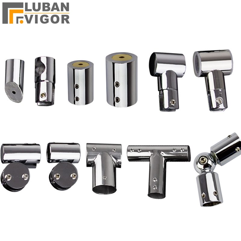 Shower rod telescopic rod base/Flange,flat,Stainless steel pipe fittings/connector,Shower accessories