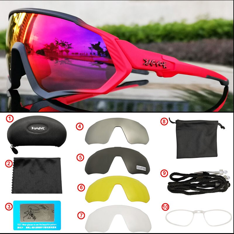 Cykelbriller polariseret mtb mountainbike cykel solbriller cykelbriller eyewear oculos ciclismo gafas ciclismo