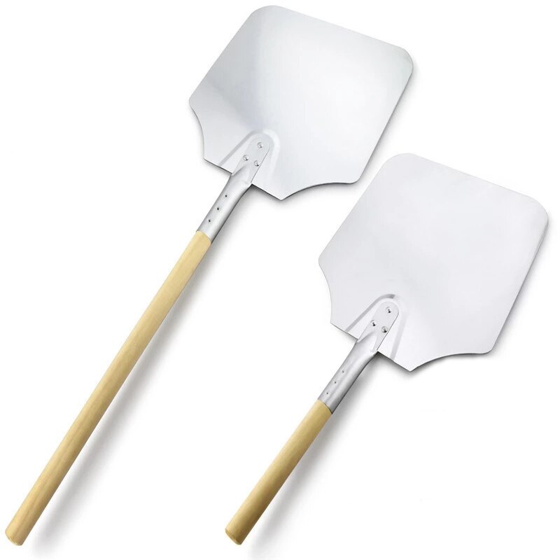 127cm Detachable Long Handle Pizza Shovel Paddle Aluminum Spade for Oven Grill Homemade Bread Pastry Peels Kitchen Baking Tools