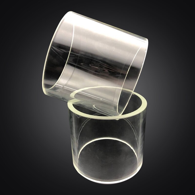 Chemical pipe sight glass high temperature and high pressure corrosion resistant high borosilicate toughened glass tube