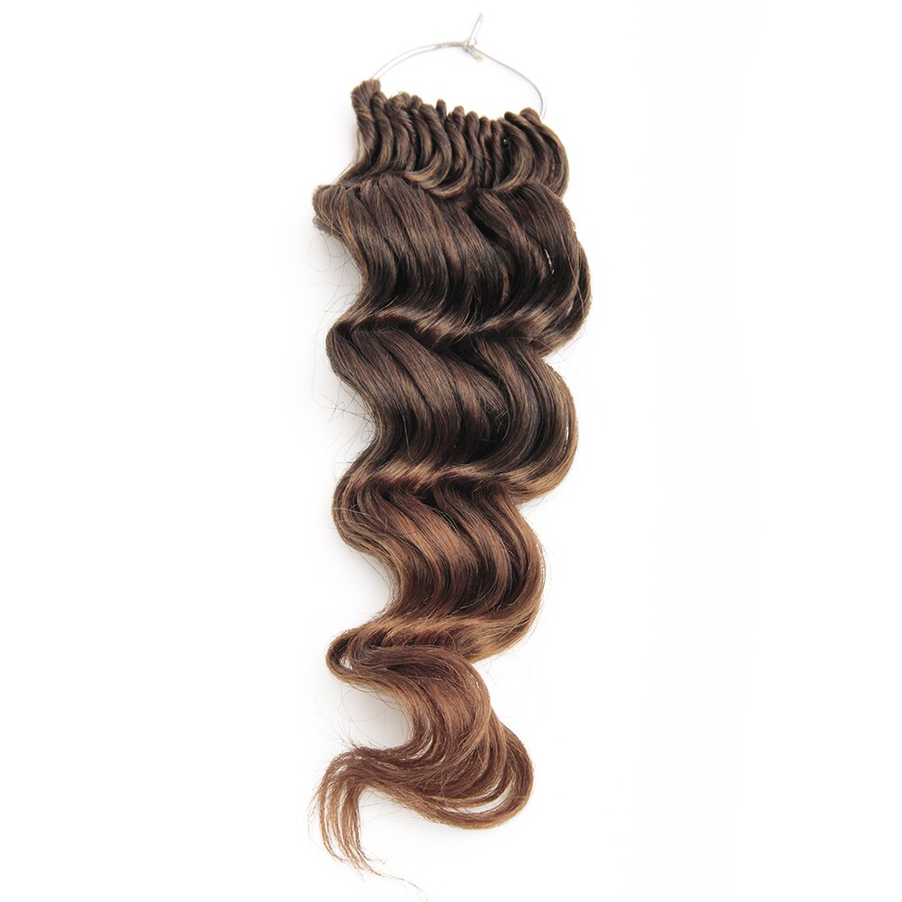 Synthetische Häkeln Haar 9 Zoll Freetress Ozean Welle Häkeln Zöpfe Haar Für Flechten Haar afro Locken Für Frauen: 1B/30HL / 7 Teile/los