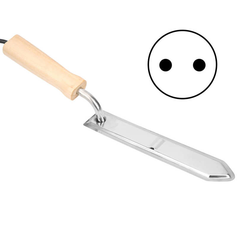 Elektrisch ontzegelmes elektrisch honingmes snel verwarmend bijenextractiegereedschap bijenkorf bijenhouderijapparatuur: Stijl 1