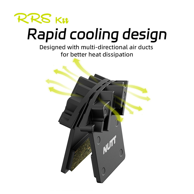 Pastiglie Freni A Disco Idraulici NUTT Per Bici – Compatibili Avid BD1, BD3, E9 – Nero - Foto 3
