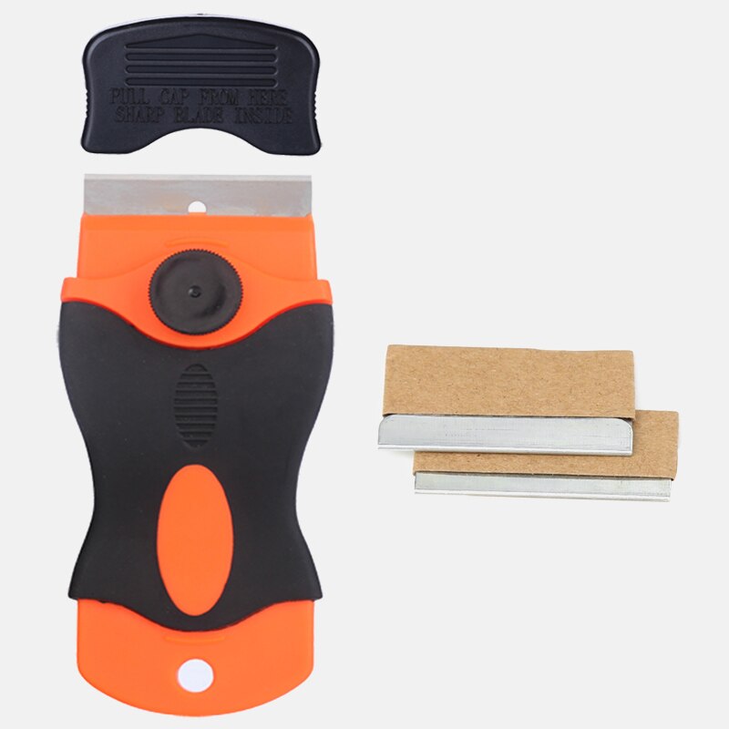 Razor Scraper Plastic Handle Tinting Vitroceramica scraper Tool Ceramic Glass Oven Window Spatula Flooring Tools Squeegee Clean: 1