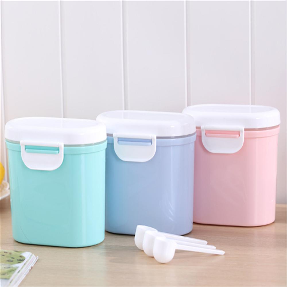 High Capacity Baby Milk Powder Container Melkpoeder Container Baby Food Storage Box Double Layer Infants Feeding Box For Newborn