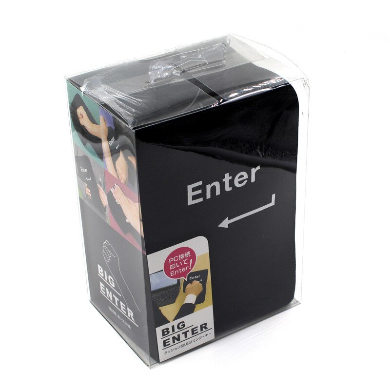 Big Usb Enter Key Button Computer Vent Pillows Soft Return Key Offices Stress Relief Toy