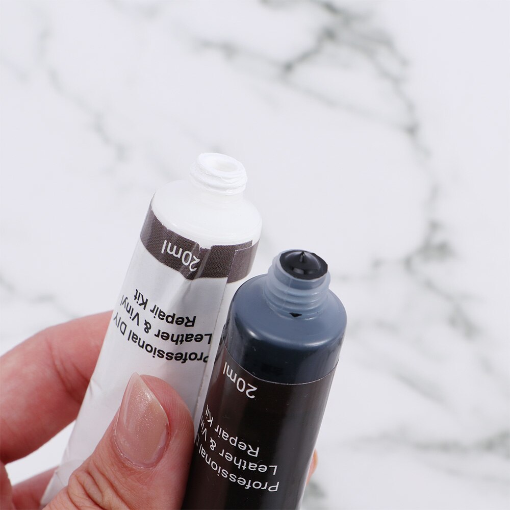 20ml White Color Sealers Car Seat Repair Tool Leather Seat Sofa Scratch Cracks Rips Liquid Repair Tool Car Accessories