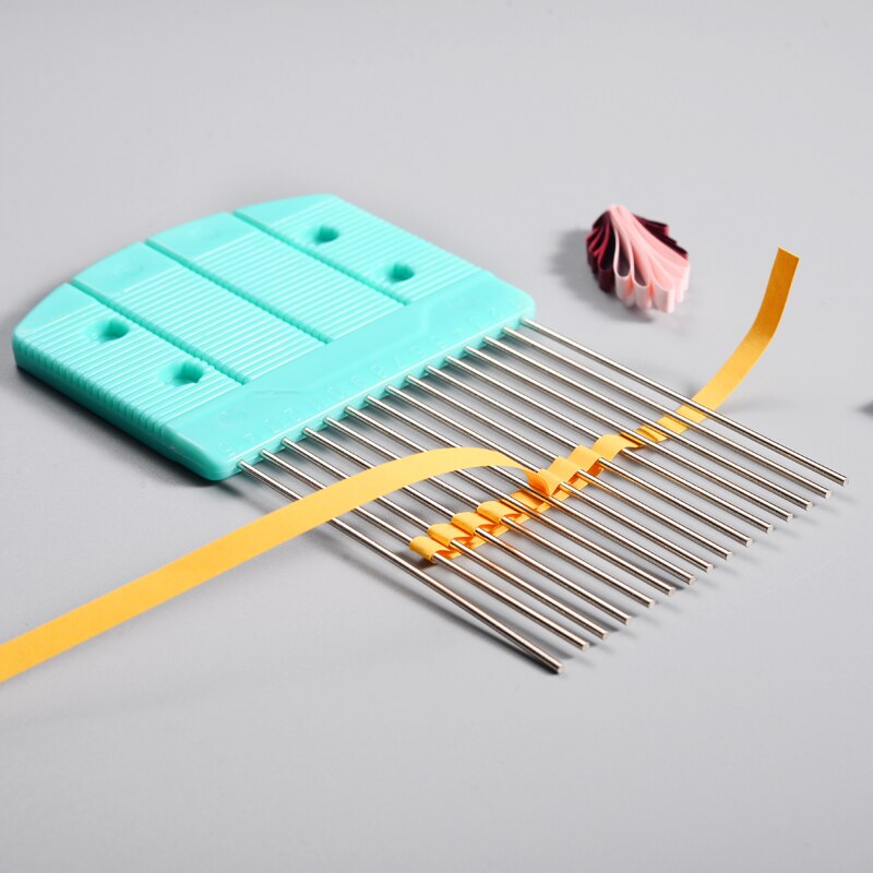 Quilling peigne papier pour travaux pratiques | Boucle de création, outil d'artisanat accessoire 15 broches papier pour travaux pratiques, outils