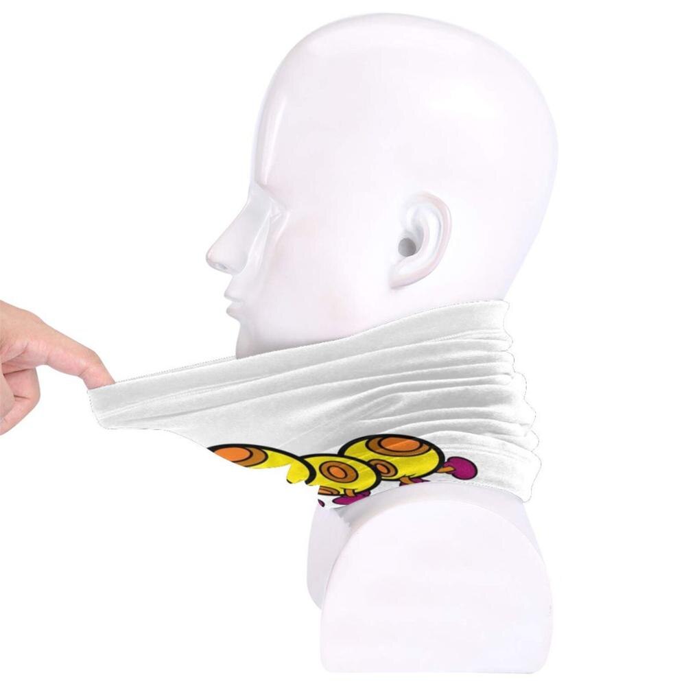 Cartoon wiggler duizendpoot sjaal nekwarmer hoofddeksel fietsmasker cartoon rups duizendpoot wiggler grafische gaming
