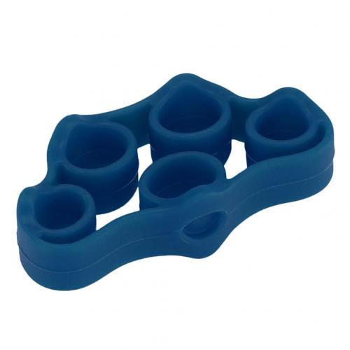 Silicone Hand Exerciser Grip Strength Wrist Exercise Finger Stretcher Trainer Silicone Hand: Deep Blue